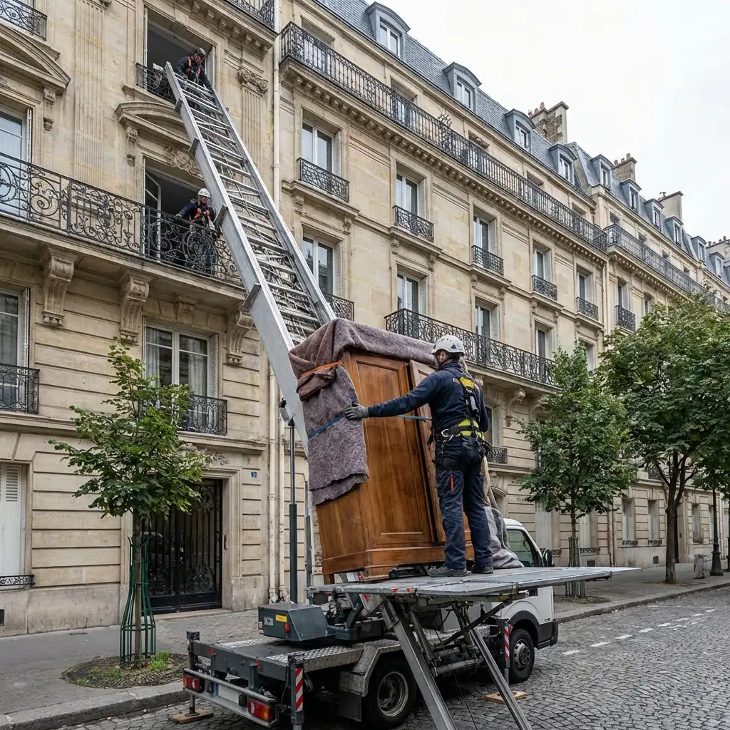 Location de monte-meubles Paris 16 et arrondissements limitrophes